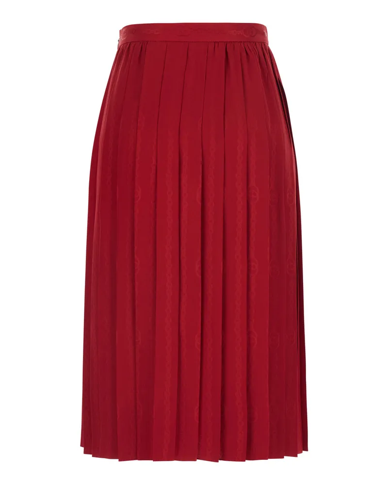Gucci Women's Silk Skirt Red Red