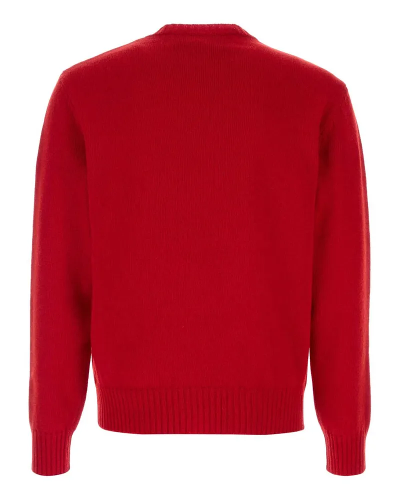 Valentino Garavani Men's Red Wool Sweater Rosso Virgin Maglie Red