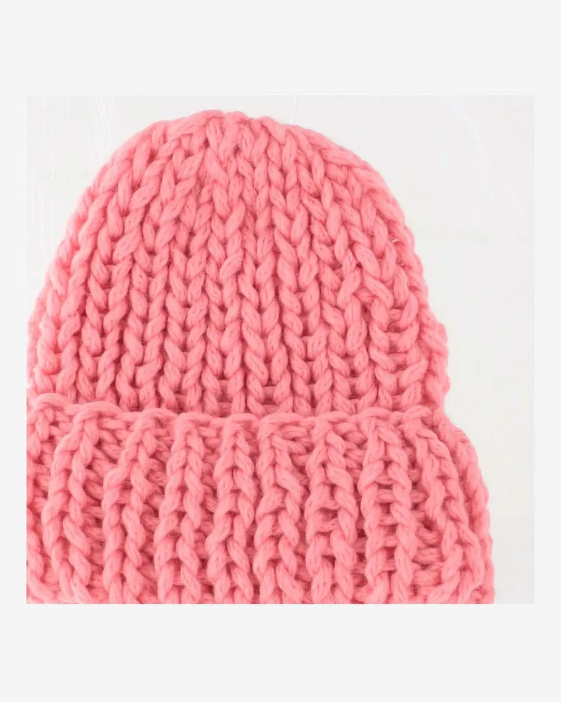 evyinit Women's Merino Wool Blend Hat Pink Pink