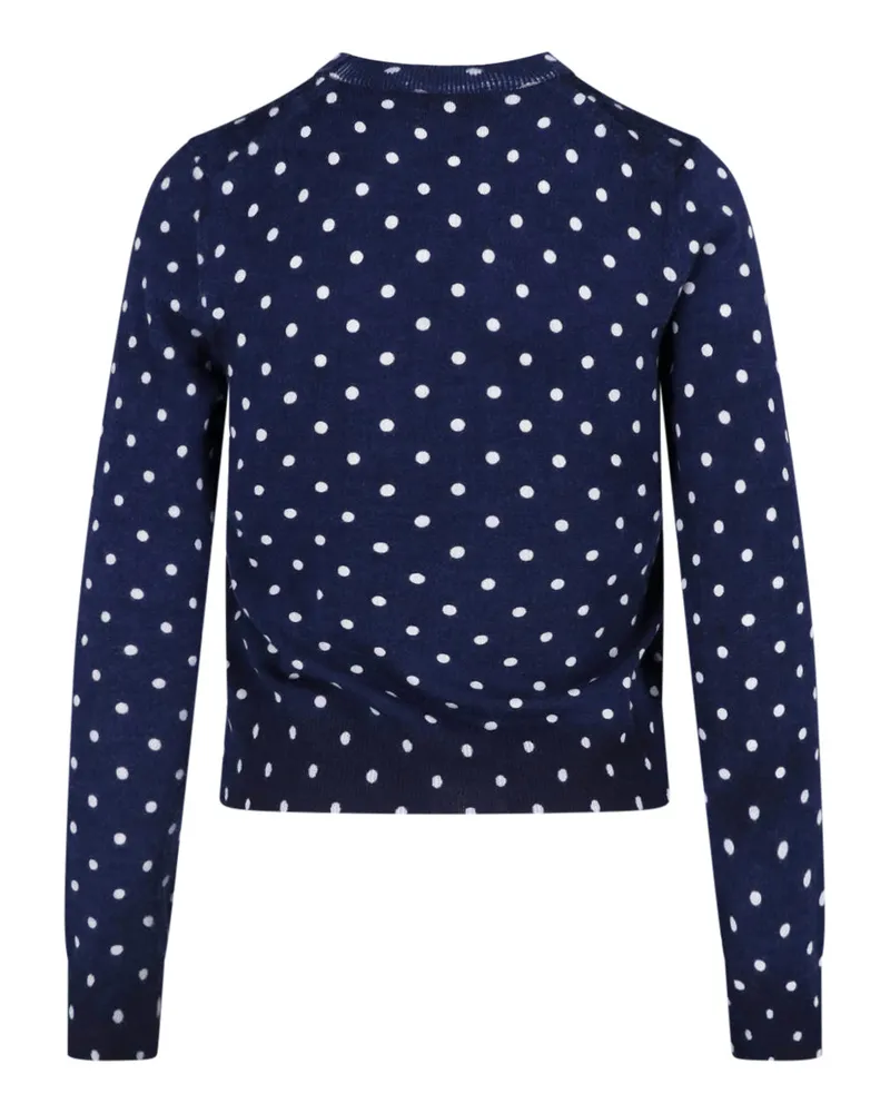 Comme des Garçons Women's Comme Des Garcons Sweaters Blue Wool Navy