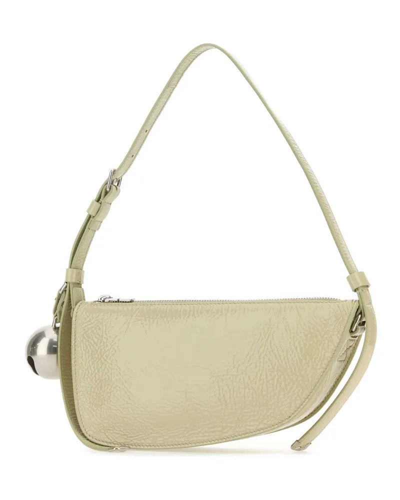 Burberry Women's Pastel Green Leather Knight Small Shoulder Bag Hunter Borse A Mano Beige