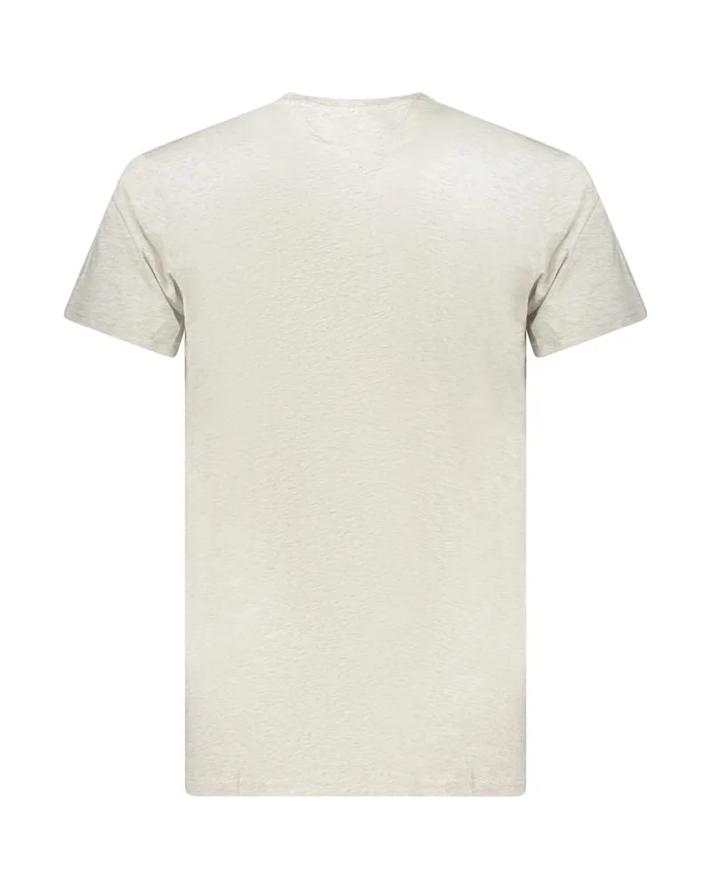 Tommy Hilfiger Logo-Embroidered Cotton T-Shirt — Gray Gray