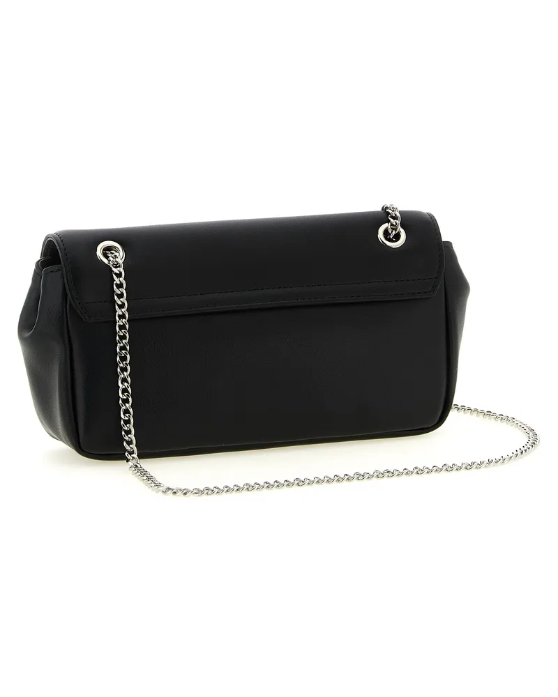 Vivienne Westwood Orb-Embellished Chain Shoulder Bag — Black Black
