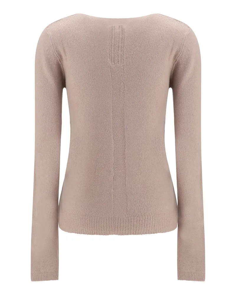 Rick Owens Women V-Neck Sweater Rose Rose