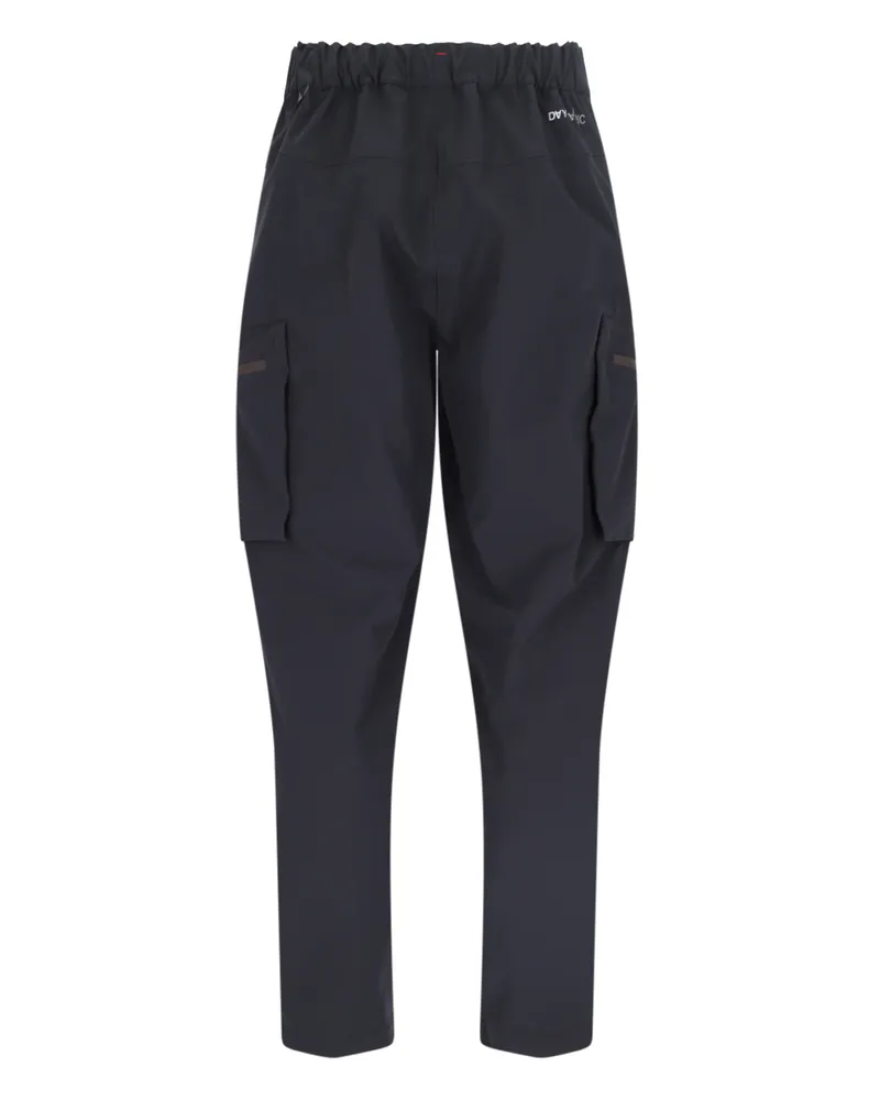 Moncler Unisex Trousers Black Polyamide Navy