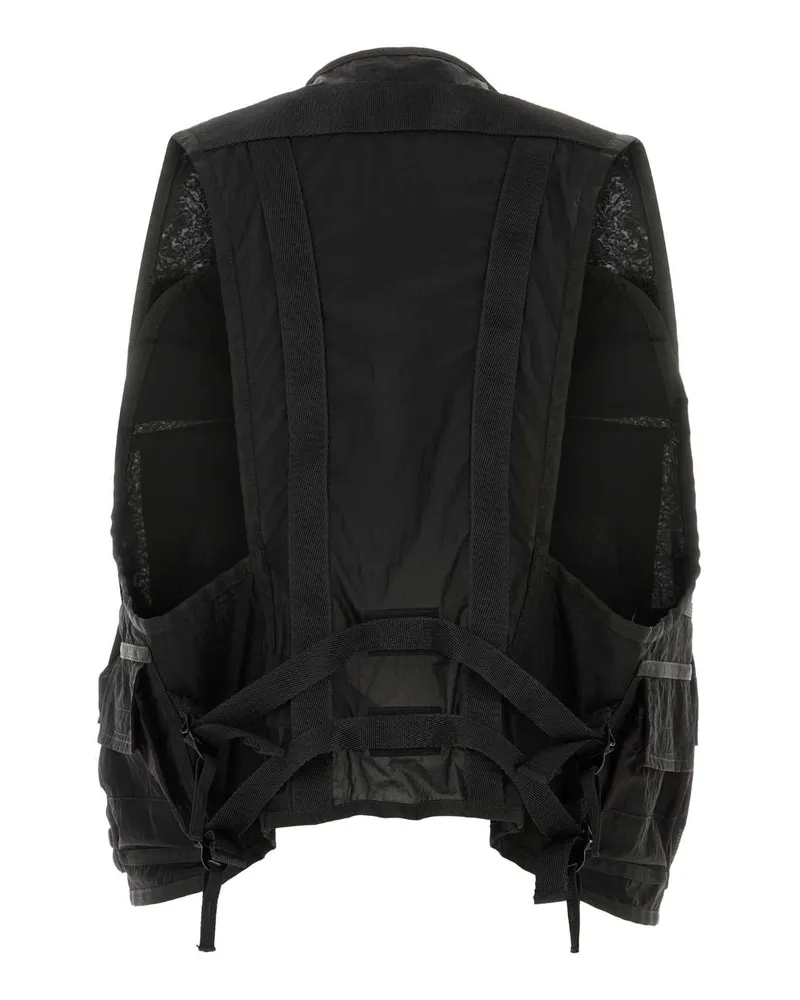 Stone Island Black Giacche E Gilet Exterior: Nylon Jacket Black