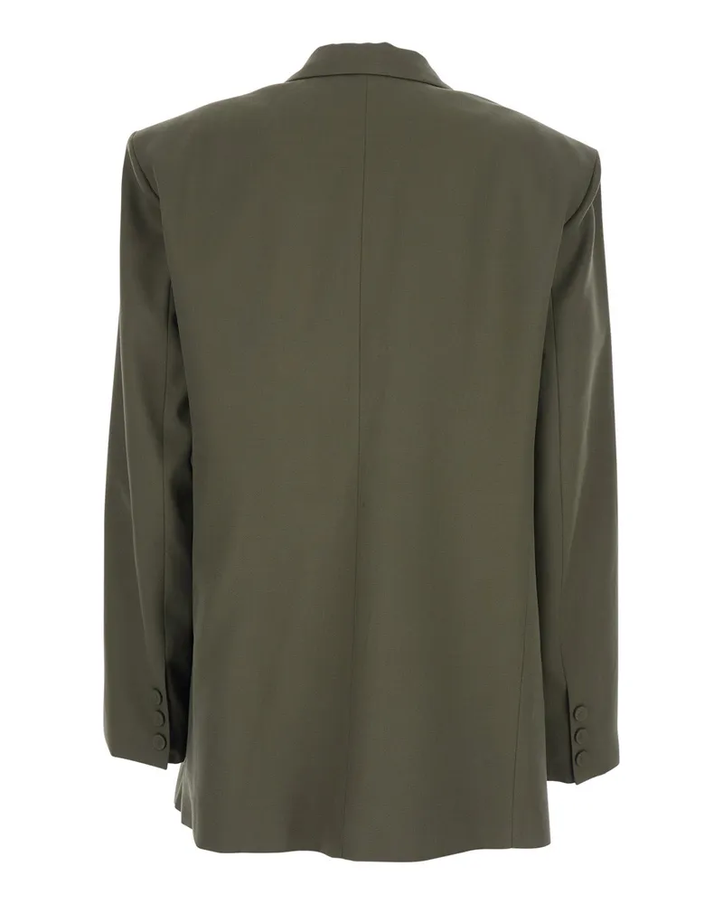 Federica Tosi Women's Single-Breasted Jacket Green Blazers Green