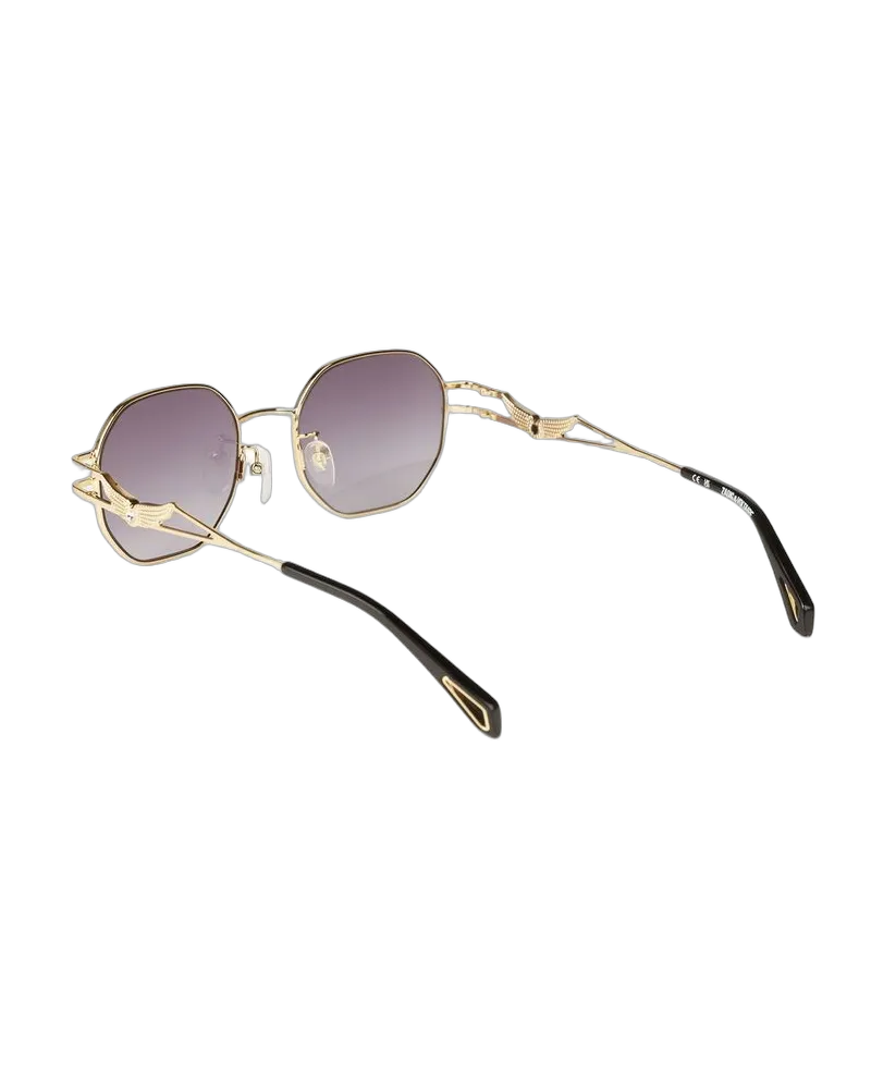 Zadig & Voltaire Women's Sunglasses Polished Rose Gold Metal Rose