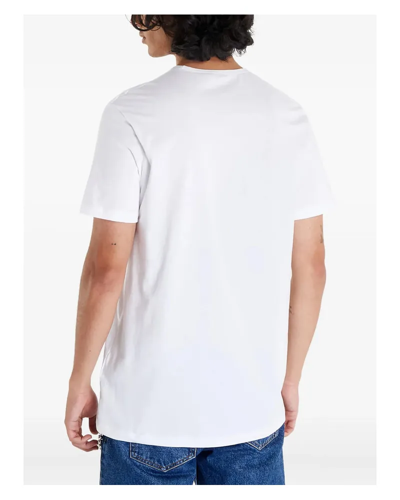 HUGO BOSS Cotton Crew Neck T-Shirt — White White