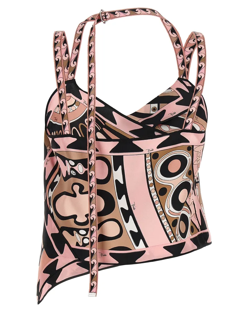 Emilio Pucci Women's Multicolor Silk Blouse Pink