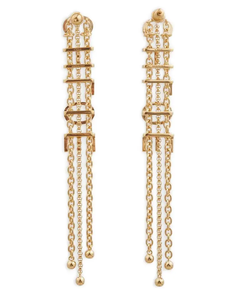 Chloé Women's Gold Brass Earrings Gold