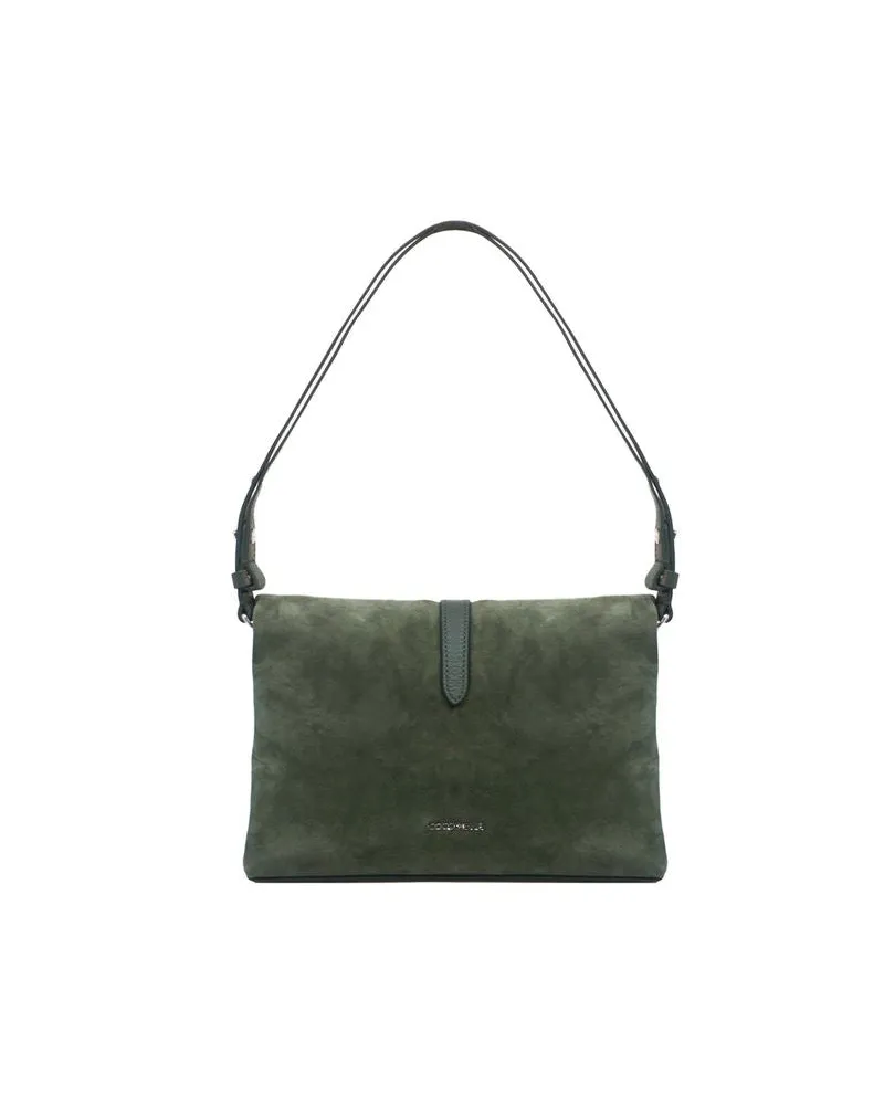 Coccinelle Women's Shoulder Bag Alga Cowhide Shoulder-bags Green