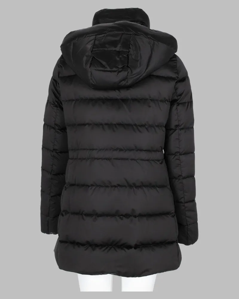 MOORER Delia Puffer Jacket — Black Black