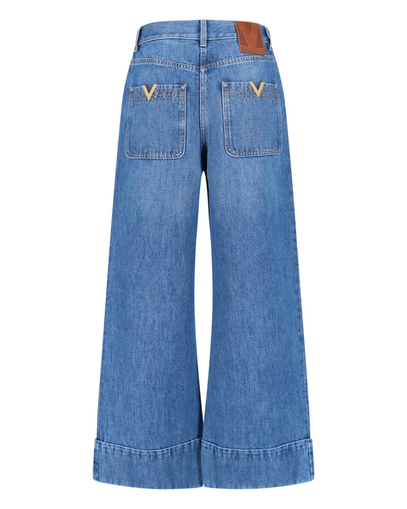 Valentino Garavani Women's Jeans Blue Cotton Blue