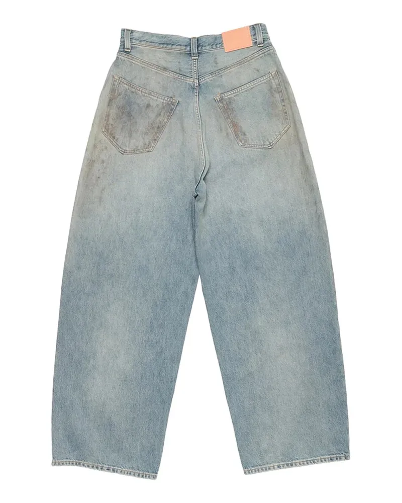 Acne Studios Loose Fit Stonewashed Jeans — Blue Blue