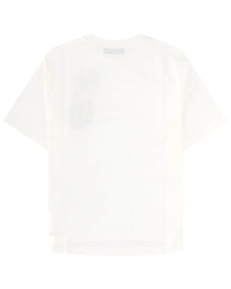 Fendi Sunny Side Flowers Pins T-Shirt — White White