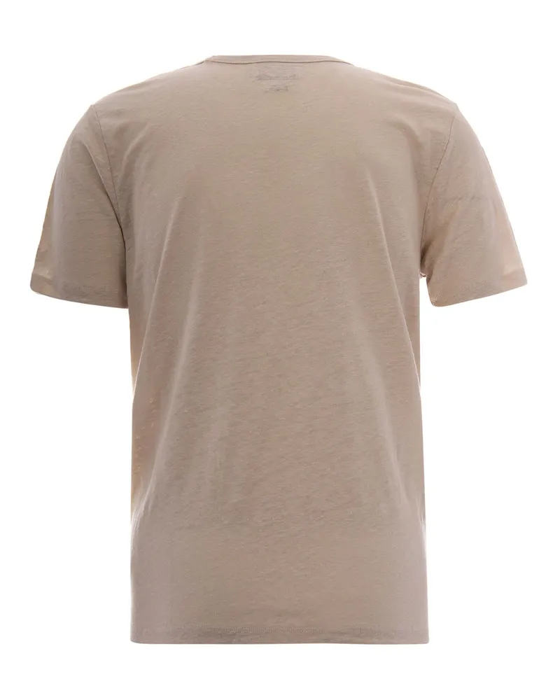 MC2 Saint Barth Men's T-Shirt Ecstasea N Linen T-Shirts And Polos Beige