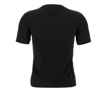 Logo-Print Organic Cotton T-shirt — Black