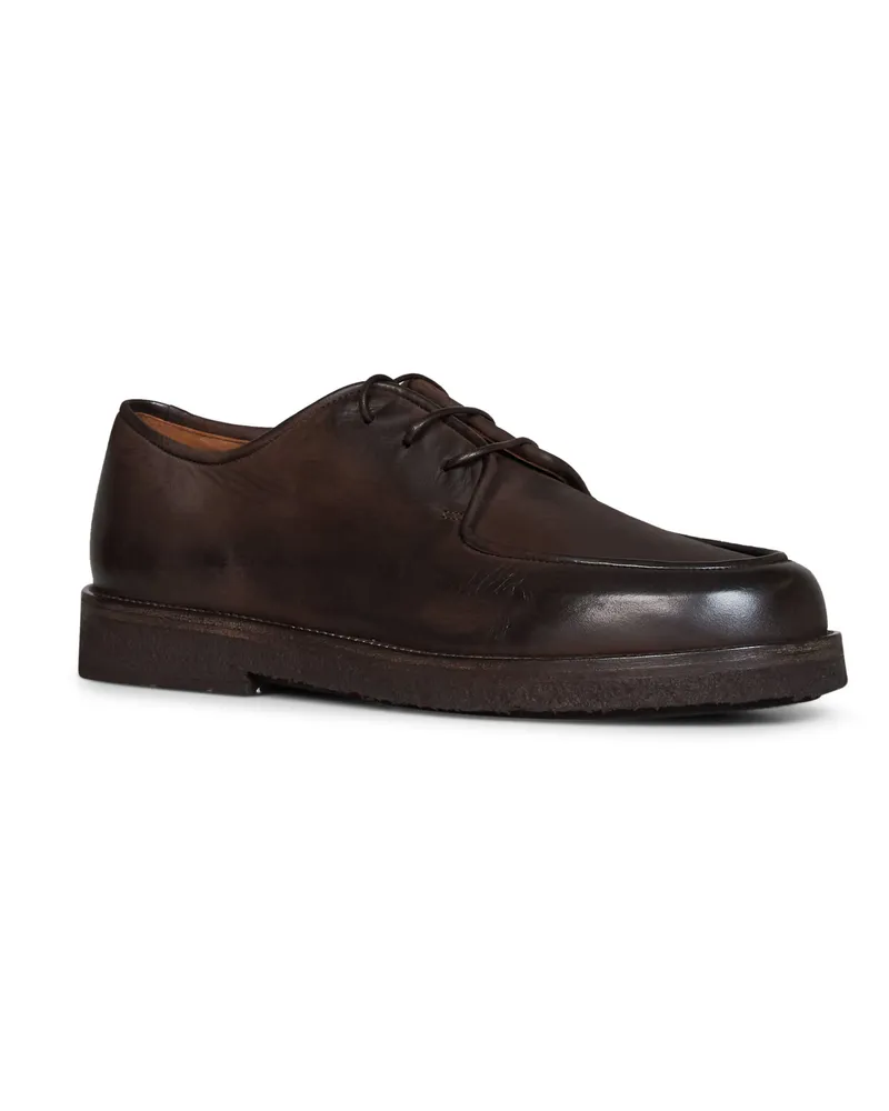Marsèll Derby Flat — Brown Brown