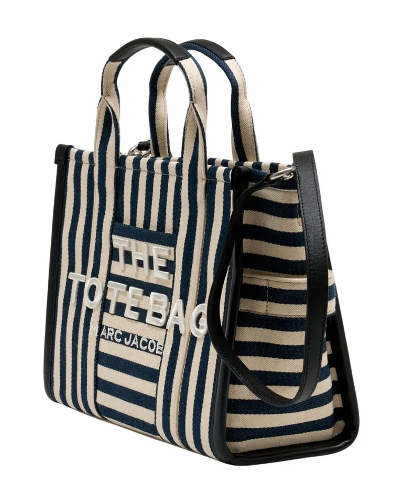 Marc Jacobs Women's The Medium Tote -  Cotton Blue Bags Totes-Shopping-Bags Navy