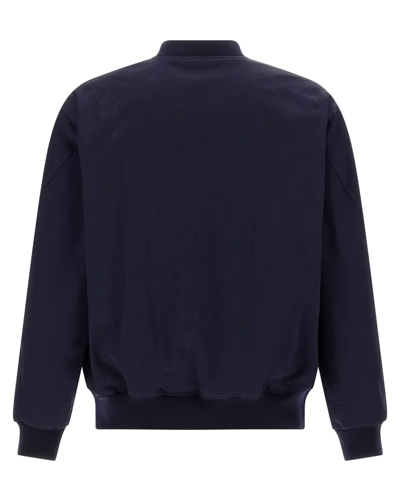 Givenchy Logo-Embroidered Bomber Jacket — Navy Navy