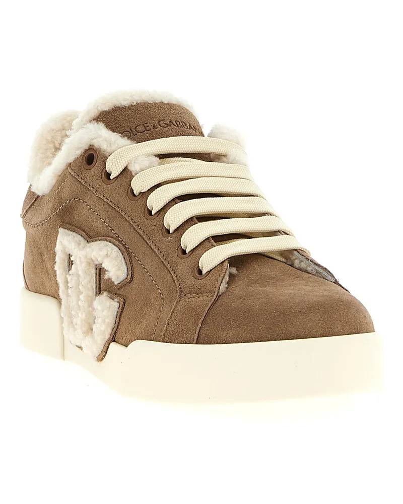 Dolce & Gabbana Portofino Sneaker — Brown Brown