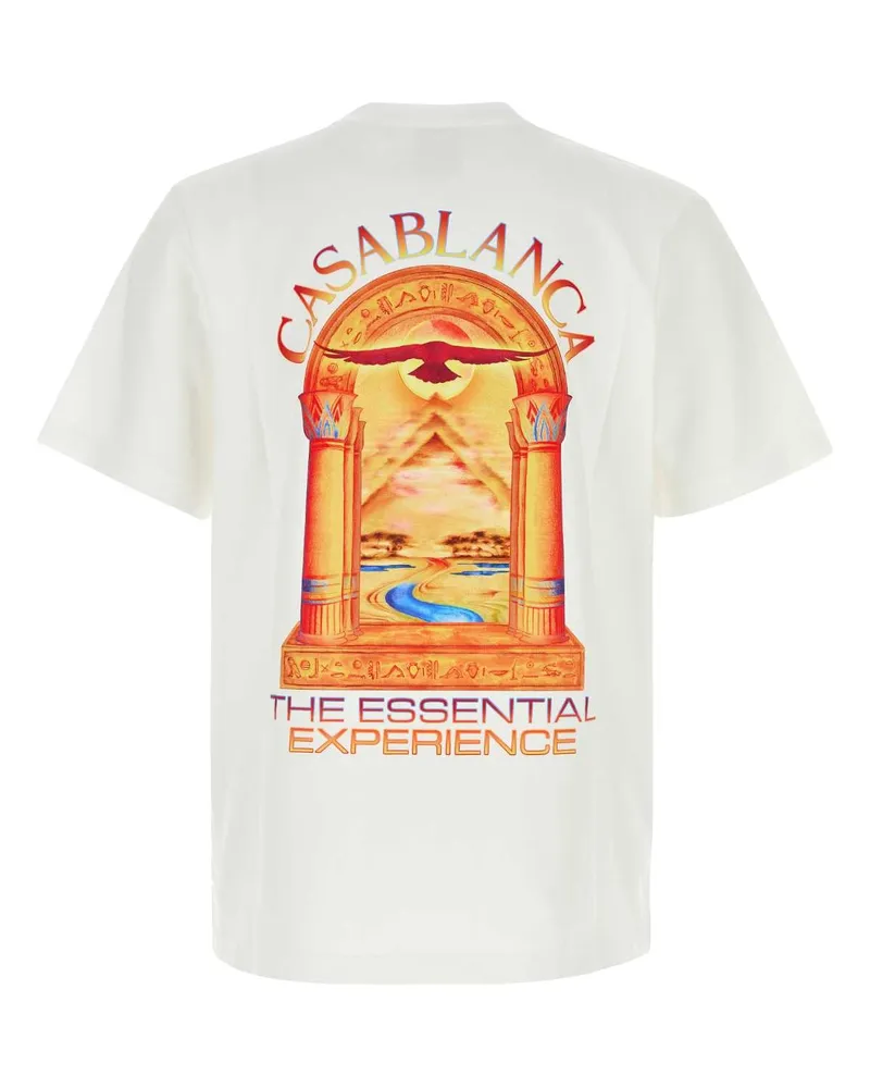 Casablanca Paris Jersey T-Shirt — White White