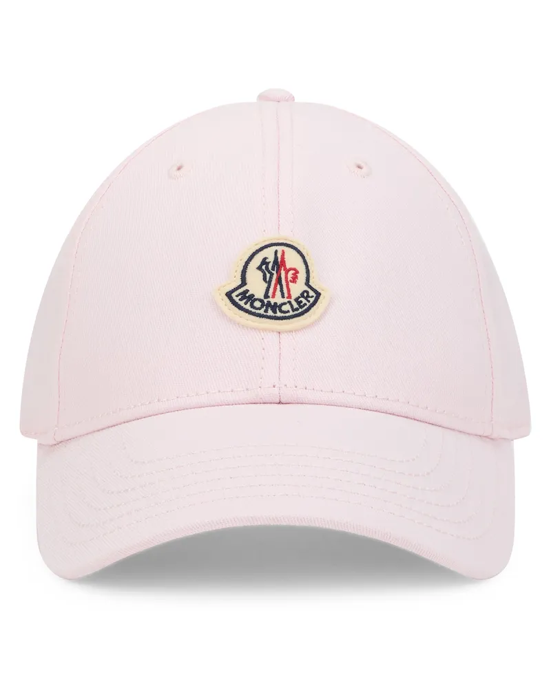Moncler Women's Baseball Cap Pale Pink Cotton Hat Pink