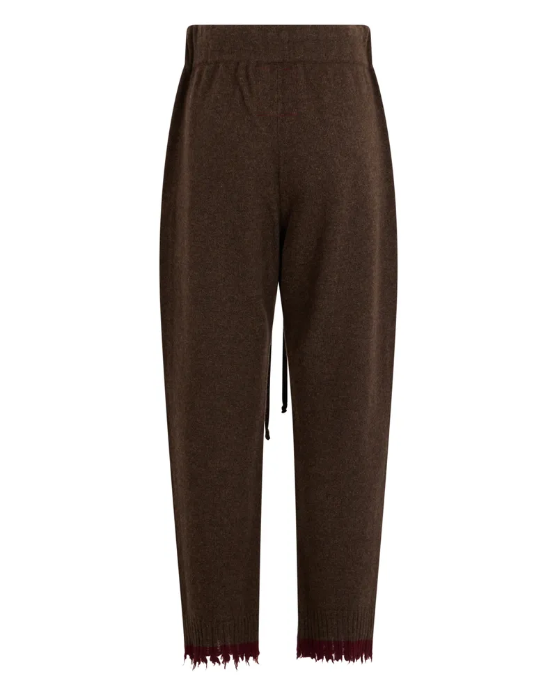 Uma Wang Cashmere Trousers — Brown Brown