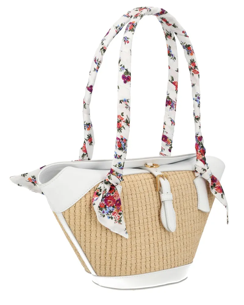 Dolce & Gabbana Women's Capri Bag White Viscose Shoulder White