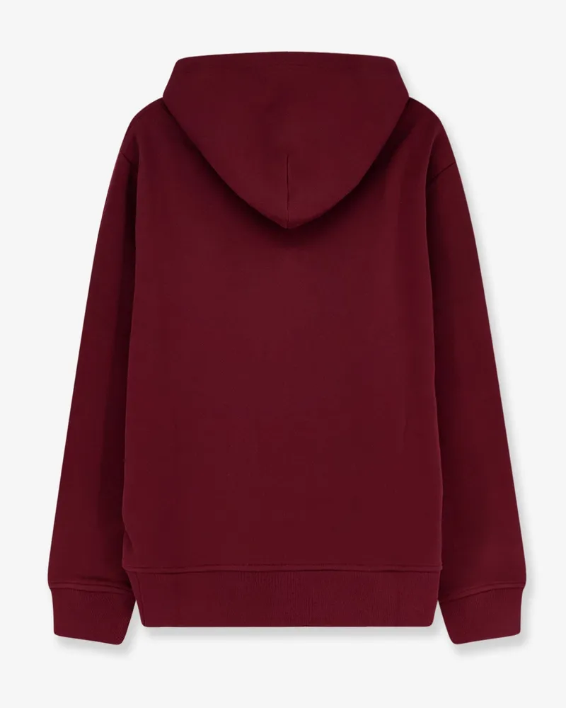 Ralph Lauren Men's Hooded Cotton-Blend Sweatshirt Red Sweatshirts Sweater Burgundy