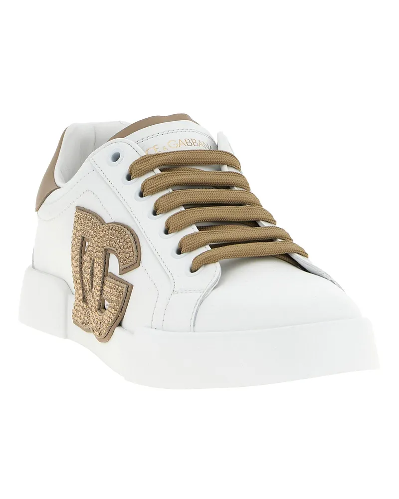 Dolce & Gabbana Portofino Sneaker — White White