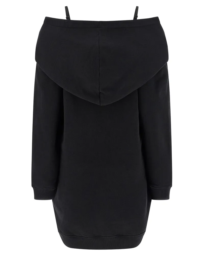 Maison Margiela Women Black Cotton Short Dress Black