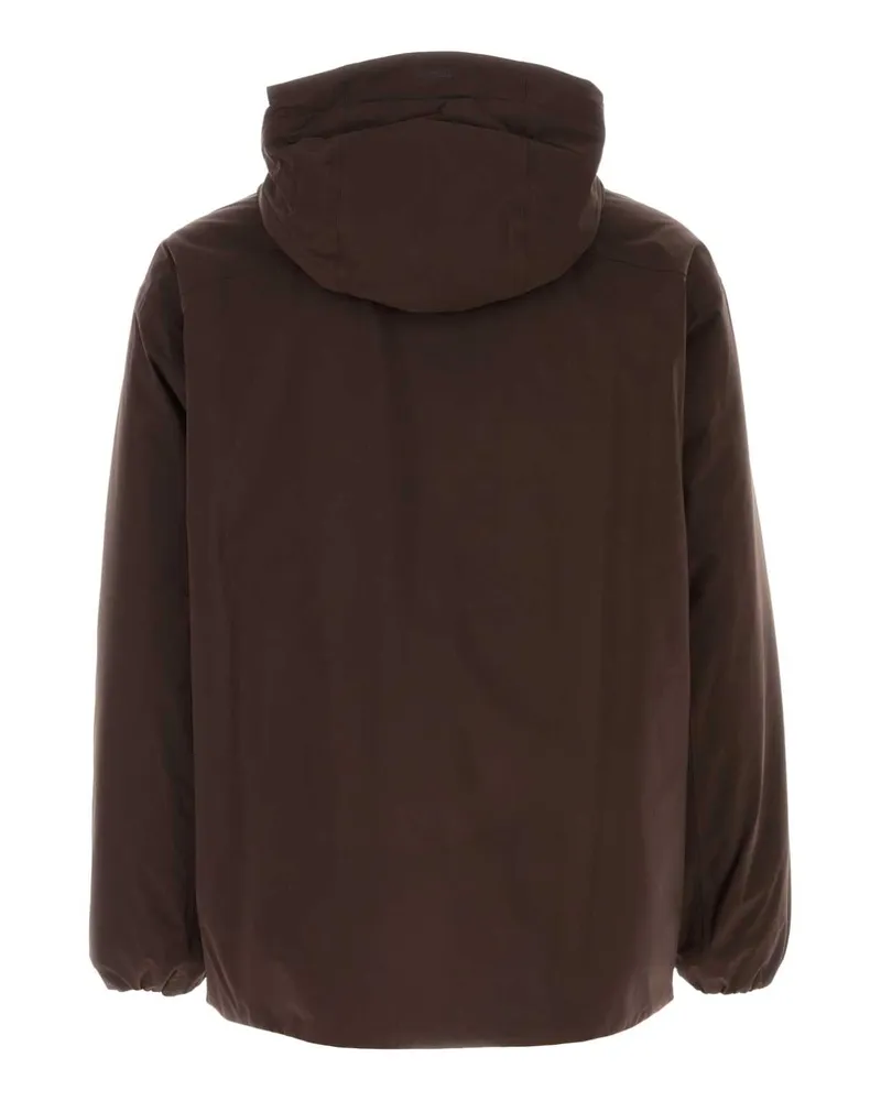 Herno Down-Filled Nylon Down Jacket — Brown Brown