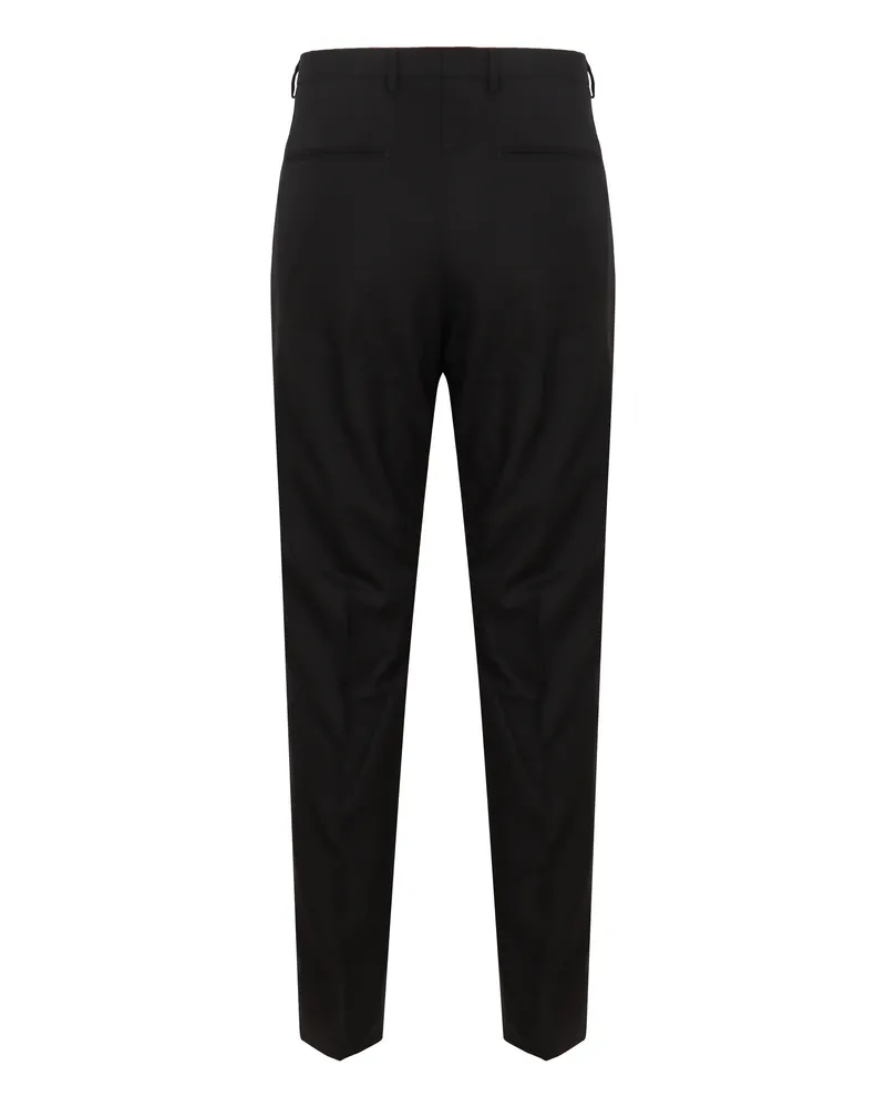 Gucci Men's Trousers Black Wool Black