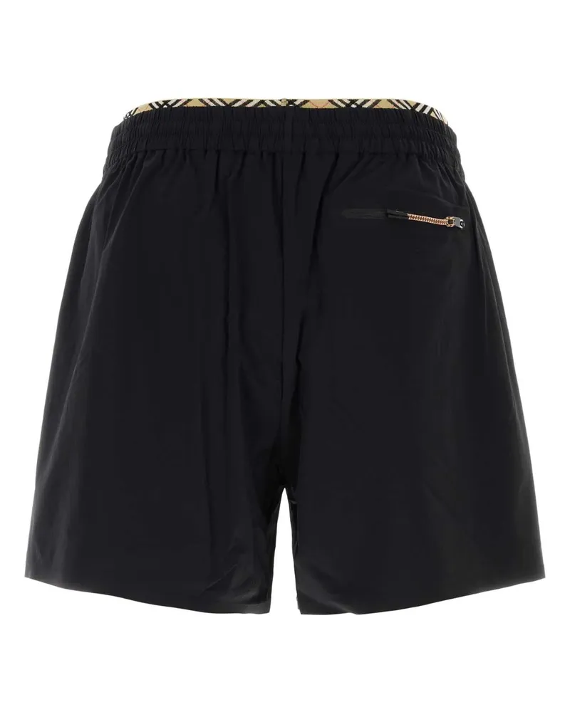 Burberry Men's Black Stretch Nylon Bermuda Shorts Exterior: Elastane T-Shirt T-shirts And Polos Black