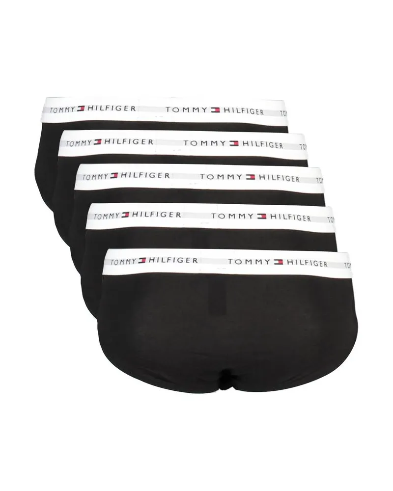 Tommy Hilfiger Cotton-Elastane Briefs — Black Black