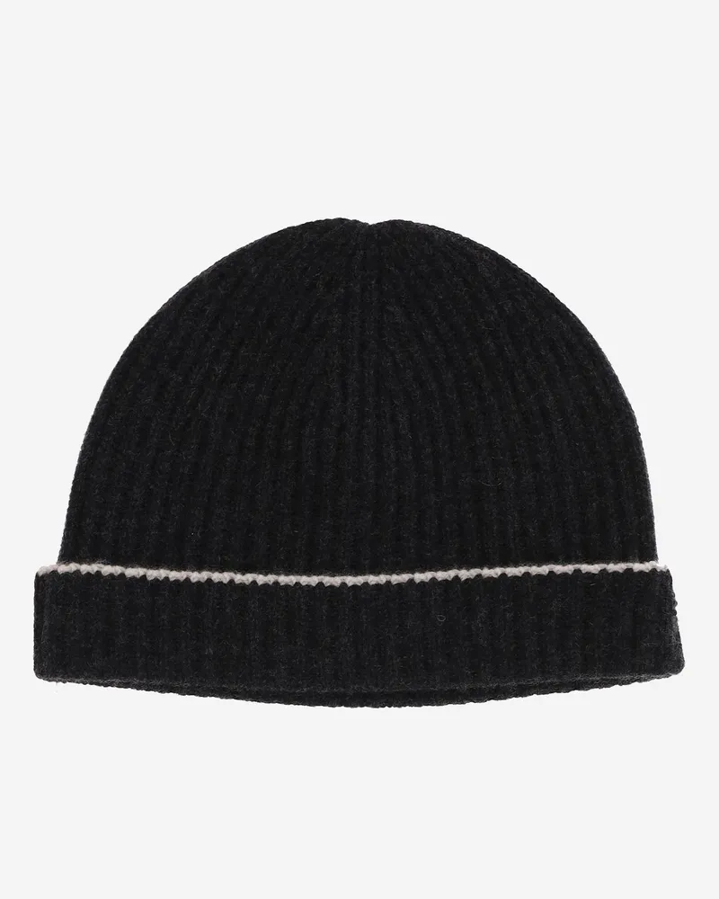 arch4 KNBE22209D Ribbed Cashmere Beanie — Grey Grey