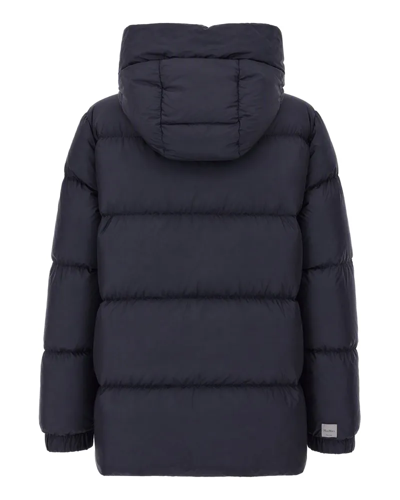 Max Mara Quilted Thermal-Padded Down Jacket — Navy Navy