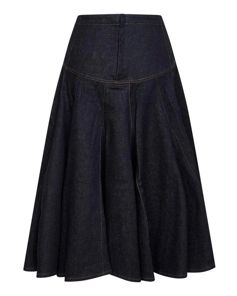 Jacquemus Women's Denim Skirt Lavoir De-Nîmes Blue Cotton Blue