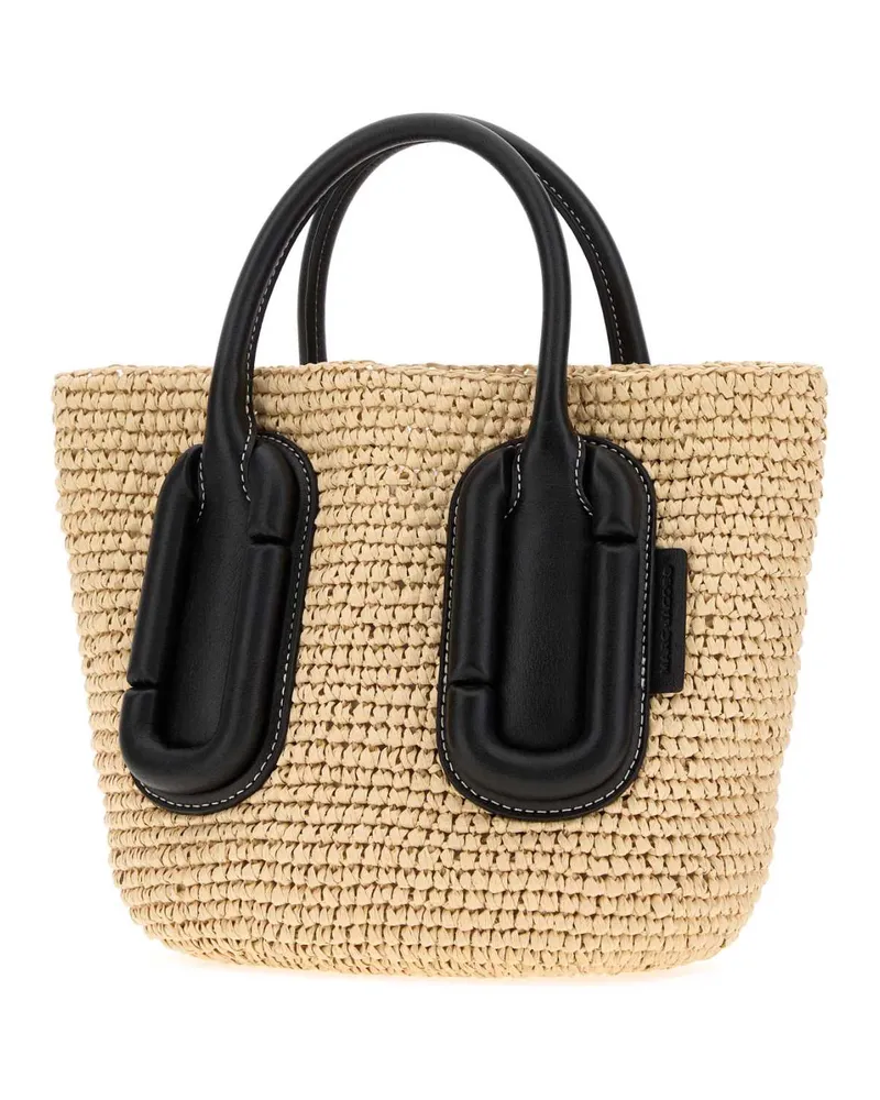 Marc Jacobs Women's Straw Small Babe Handbag Natural Exterior: Borse A Mano Bag Beige