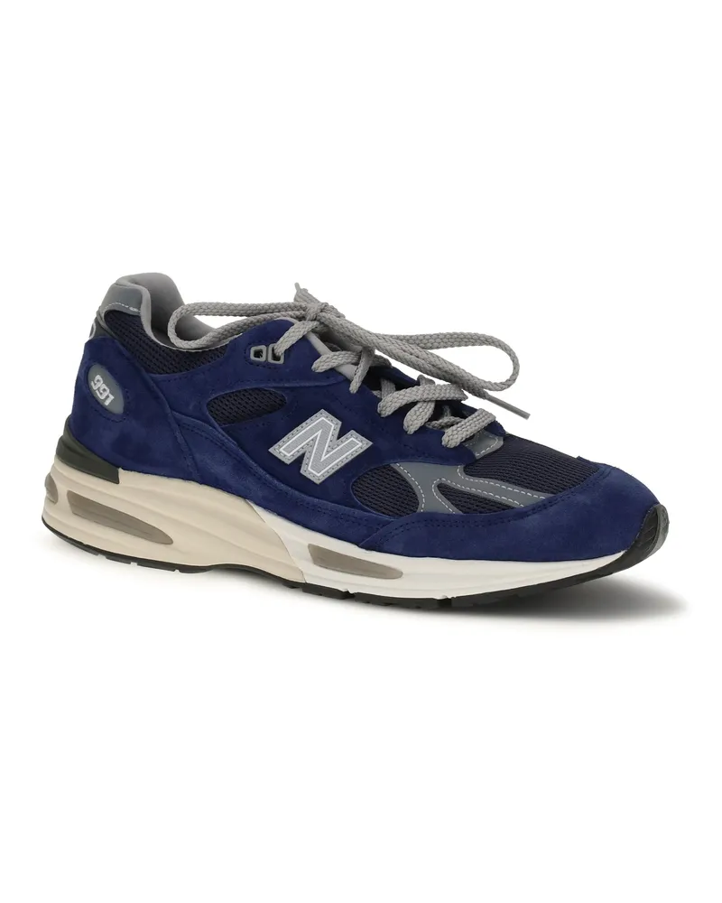 New Balance Unisex 991v2 Sneakers Pageant Blue Navy