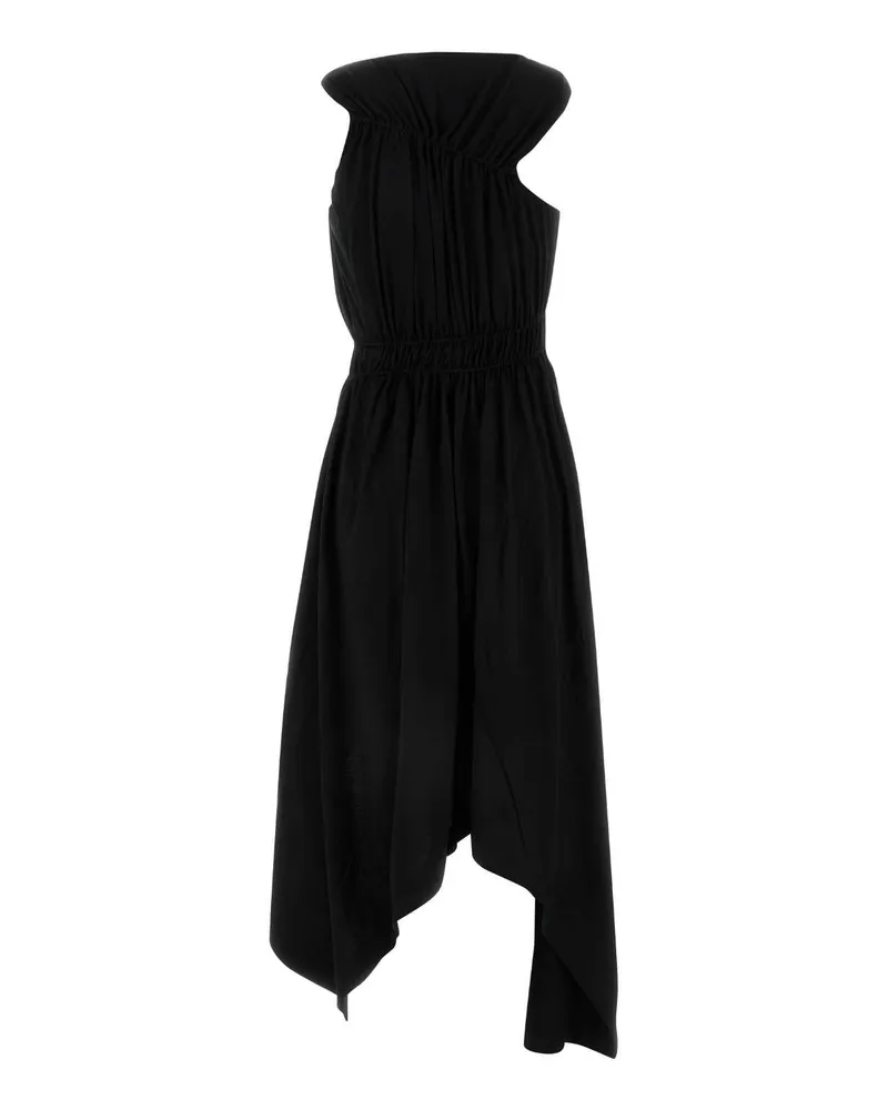 Alexander McQueen 806494qladd 1000 Black Exterior: Cotton Abiti Dress Black