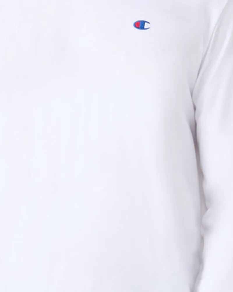 Champion Logo-Patched Cotton T-Shirt — White White