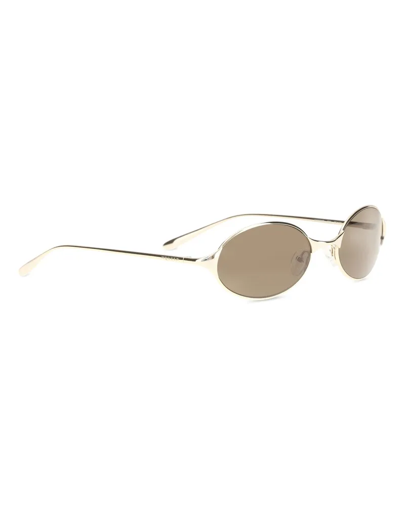 Alexander McQueen A000R6I3330 Sunglasses — Gold Gold