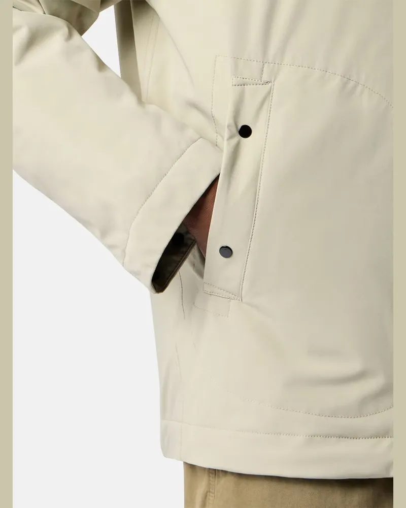 Stone Island Hooded Parka Coat Sand