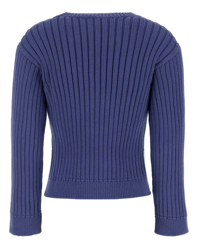 Marni Women's Cerulean Cotton Blend Sweater Bluesodalite Exterior: Nylon Maglieria Blue