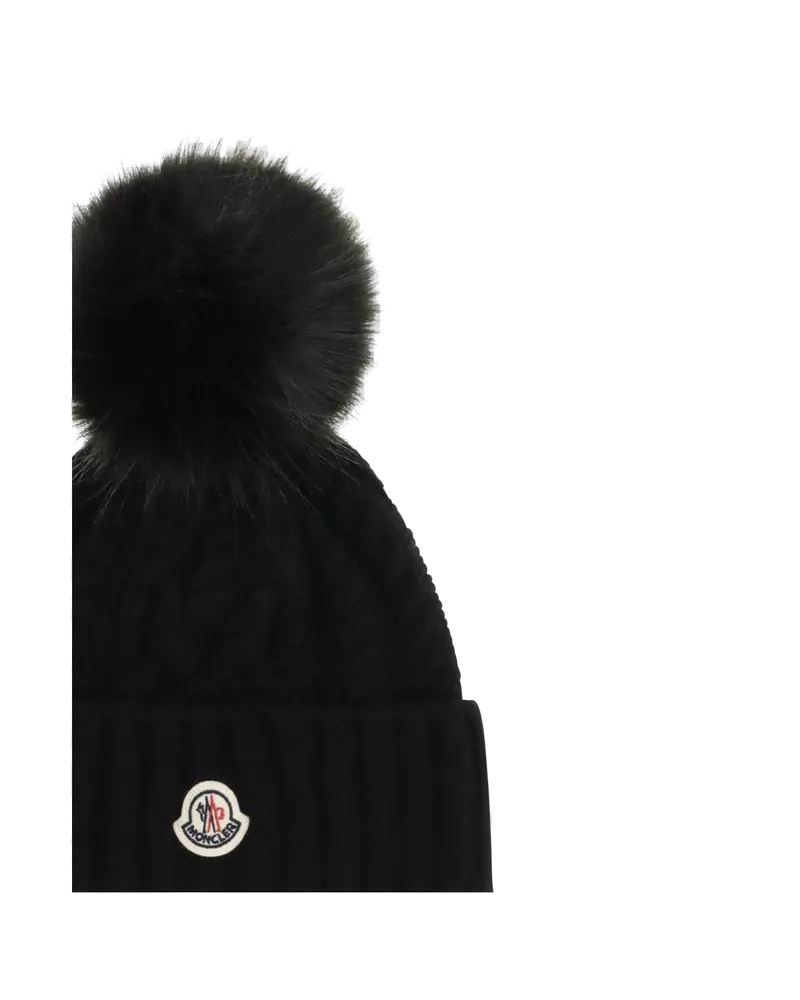 Moncler MOL20933B00041M4506999BB Beanie — Black Black
