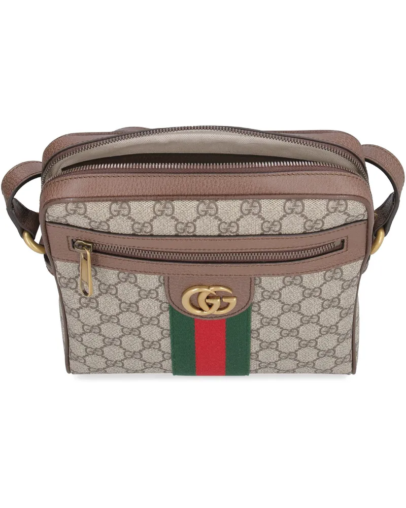 Gucci Men's Ophidia Gg Supreme Shoulder Bag Beige Main: Polyurethane Messenger Beige