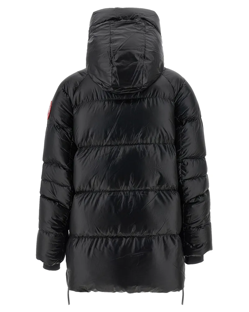 Canada Goose Women's Black Polyamide Full-Length Jacket Clothing Black
